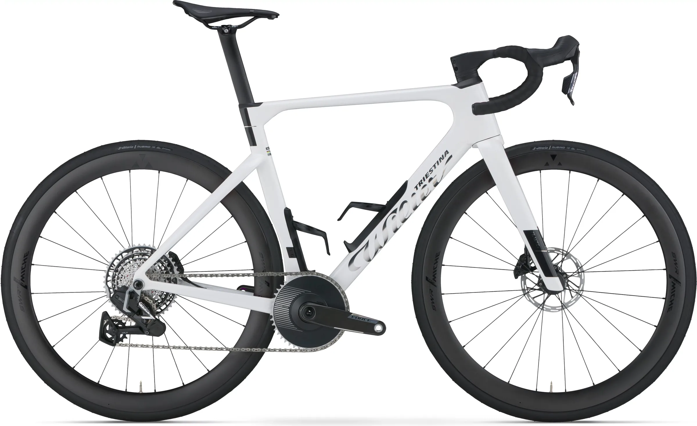 Filante SL en F34 Drive White, de perfil, en estudio.